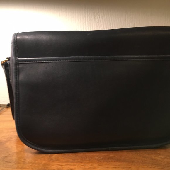 Vintage Navy Blue Coach Purse   Like New - Picture 3 of 9
